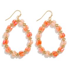 Add some flair to your jewelry collection with our Faceted Beaded and Metal Earrings. These gold tone teardrop earrings feature eye-catching faceted beads and metal accents, making them a unique and playful addition to any outfit. Perfect for those who love to be bold and have fun with fashion! Choose Your Color - Approximately 2.5" L Mirror Artwork, Metal Accents, Bridal Party Gifts, Metal Earrings, Be Bold, Metallic Accents, Basket Decoration, Candle Gift, Faceted Bead