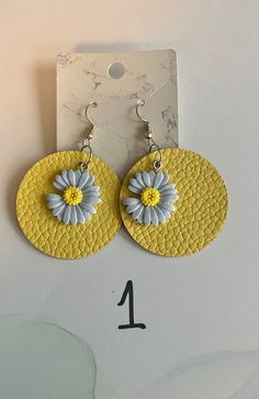 $5 for 1 pair of earrings! Doesn't get better than that! Trendy Adjustable Flower Drop Earrings, Cute Everyday Earrings For Spring, Trendy Summer Earrings, Trendy Everyday Flower Earrings, Casual Spring Earrings For Gift, Casual Dangle Earrings For Spring, Trendy Faux Leather Jewelry For Everyday, Casual Spring Earrings Perfect For Gifts, Casual Spring Dangle Earrings