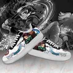 Tanjiro And Zenitsu Sneakers Breathing Form Demon Slayer Anime Shoes Unisex Men WomenThe print-on-demand custom shoes are made from high-quality materials, such as leather or canvas, and come in a range of unique designs. They are durable and comfortable, making them a stylish and practical addition to any outfit. Black Custom Sneakers With Anime Print, Black Custom Sneakers With Anime Print And Round Toe, White Custom Sneakers With Anime Print, White Low-top Custom Sneakers With Anime Print, Dr. Stone Chrome, Tanjiro And Zenitsu, Anime Demon Slayer, Air Force 1 Custom, Anime Shoes