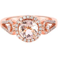 This collection features an array of magnificent morganites! Accented with diamonds these rings are made in rose gold and present a classic yet elegant look. Classic morganite ring in 18K rose gold with diamonds. Morganite: 1.03 carat round shape. Diamonds: 0.402 carat, G colour, VS clarity. Gold: 4.512g, 18K rose gold. Ring Size: US 6.75 - Size can be adjusted for free upon request - please reconfirm with your order. R903 Morganite Ring, Naha, Morganite, 18k Rose Gold, White Diamond, Diamond White, Ring Verlobung, Round Shape, Or Rose