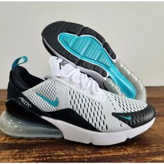 Elevate Your Shoe Game With These New Nike Air Max 270 Sneakers In A Stylish White And Dusty Cactus Colorway. These Sneakers Feature A Lace-Up Closure And A Low-Top Shoe Shaft Style, Making Them Perfect For Walking, Cross-Training, And Running. The Breathable Mesh Upper Material Ensures Comfort While The Foam Insole Provides Cushioning For All-Day Wear. With Embroidered Accents And The Iconic Nike Logo, These Sneakers Are Perfect For Sports Enthusiasts Who Appreciate Colorful And Rose-Themed Foo Nike Breathable Round Toe Sneakers, Nike Breathable Sneakers With Round Toe, Nike Air Max Sporty Shoes With Cushioned Footbed, Breathable Custom Nike Sneakers, Nike Air Max High-top With Cushioned Footbed For Jogging, Air Max Cushioned Sneakers For Light Sports, Sneakers With Air Max Cushioning For Light Sports, Nike Custom Sneakers With Cushioned Footbed For Jogging, Air Max Cushioned Sneakers With Round Toe