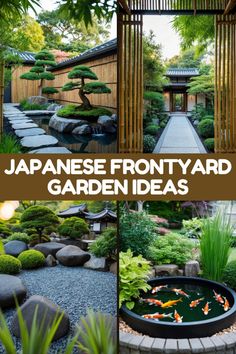 japanese front yard garden design ideas