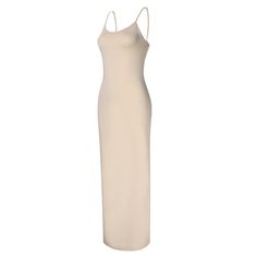 Our cami dress is perfect for the warmer weather -- featuring sleeveless, adjustable spaghetti strap, ankle-length, solid color casual style sundress, sexy comfortable nightgown or casual underwear. Summer Casual Dress, Maxi Bodycon Dress, Cami Maxi Dress, Ruffle Midi Dress, Club Night, Midi Slip Dress, Maxi Slip Dress, Under Dress, Women Midi