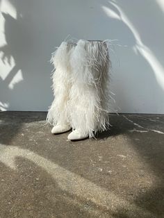 Palms Boot in Ivory – Brother Vellies Luxury White Winter Boots, Luxury White Boots For Fall, Brother Vellies, 40 And Fabulous, Cute Shoes Heels, Winter Fashion Outfits Casual, The Palms, Rare Birds, Knee Boot