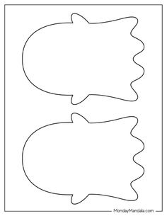 two speech bubbles cut out from paper