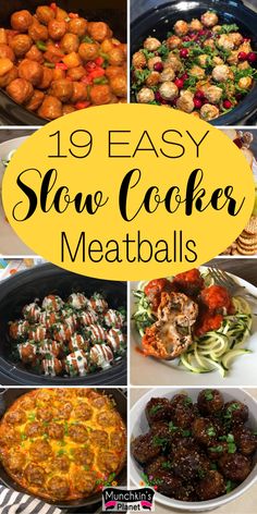 Easy Slow Cooker Meatballs Easy Meatball Recipes 3 Ingredients, Jelly Bbq Meatballs, Grape Jelly Bbq Meatballs, Crockpot Meatball Recipes, Sticky Asian Meatballs, Meatball Dinner Ideas, Meatballs Subs, Meatballs Soup