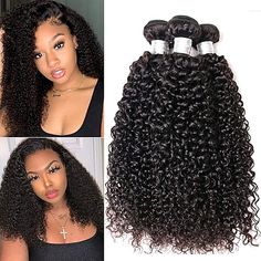 Category:Human Hair Extensions,Natural Color Hair Weaves / Hair Bulk; What's in the box:4 Bundles; Quantity:4pcs; Free Gifts Included:False Eyelashes,Wig Cap; Wig Length Range:8-28; Color Shade:Natural Color; Hair Extension Type:Hair weave,Weft; Origin of Hair Donors:Brazilian Hair; Hair Material:100% Remy Hair Weave Bundles,Remy Human Hair; Texture:Kinky Curly; Lifespan:12 Months; Brand:Yavida; Net Weight:0.4; Heat Resistant:Yes; Listing Date:02/12/2018; Unit Weight:100; Hair Grade:8A; Hair Wei Curly Human Hair Extensions, Natural Color Hair, Wave Crochet, Hair Extensions For Short Hair, Hair Water, Curly Crochet Hair Styles, Crochet Box Braids, Crochet Hair Extensions, Brazilian Hair Bundles