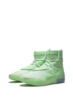 Nike Air Fear Of God 1 "Frosted Spruce" Sneakers - Farfetch Nike Air Fear Of God, Jerry Lorenzo, Sneakers Green, Streetwear Sneakers, Hype Shoes, Mens Nike Shoes, Fenty Puma, Bow Sneakers, Fear Of God