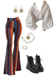 70s Aesthetic Outfit, 70s Inspired Outfits, Mode Hippie, 70s Inspired Fashion, 70s Aesthetic, 70s Outfits, Mode Boho, Swaggy Outfits, Aesthetic Outfit