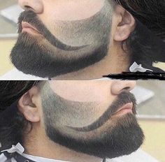 Beard Haircut, Beard Fade, Beard Hairstyle, Haircut Designs, Beard Styles For Men