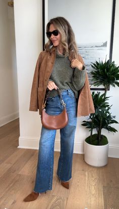 Everyday look - click Visit Site to shop this look #everydaylook #everydayoutfit #ootd #casual #elevatedcasual #outfitinspiration Wide Sleeves, Everyday Look, Turtle Neck