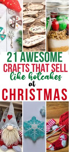 some crafts that sell christmas ornaments and other items