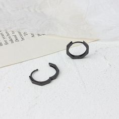 Type: Accessories Material: Alloy, 925 silver Diameter: 15mm Warm tips: Before wearing earrings, you can wipe earrings down with alcohol to prevent allergies from pierced ears. Best Earrings For Men, Black Hoop Earrings, Best Earrings, Black Hoops Earrings, Stud Earrings For Men, Earrings For Men, Earrings Ear, Shop Earrings, Ear Piercings