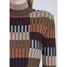 Introducing the neutral sweater of your dreams :) Slip it on and you'll be ready for the day! The fabric is extremely soft and very stretchy. The colors... if you love neutral tones, olive, rust, etc... then you are going to LOVE the colors and print of this mock neck sweater. It's the perfect piece to pair with many different bottoms because it'll match with numerous colors. The fit runs true to size, but the style is a bit more fitted. I suggest sizing up if you don't want it to be fitted. 70% Khaki Knit Tops For Fall, Olive Knit Tops For Fall, Olive Long Sleeve Sweater For Layering, Olive Knit Long Sleeve Sweater, Olive Crew Neck Sweater For Fall, Khaki Tops For Fall, Fitted Khaki Fall Sweater, Fitted Khaki Sweater For Fall, Fitted Long Sleeve Khaki Sweater