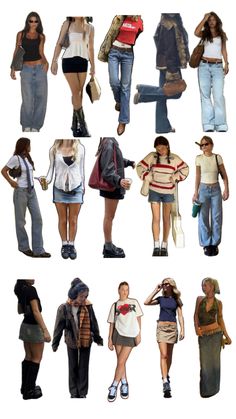 2000s Woman Fashion, All American Style Fashion, 1998 Outfit Ideas, Y2k Outfits Moodboard, Vintage Astethic Outfits, Saltburn Summer Outfits, How To Change Your Style Clothes, Intrams Outfit, Style Annee 2000