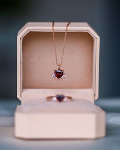 Two Hearts, One Love❤️ ✨Garnet heart ring✨ https://etsy.me/2X4udAR ✨Garnet heart necklace✨ https://etsy.me/2VilfSt #ring #rings #jewelry #rosegold #goldjewelry #finejewerly #engaged #weddingring #gift #love #giftidea #ringgoals #instajewelry #jewelryoftheday #stackingring #jewelrygram #fashion #shopping #diamond #engagement #necklace #heart #jewelryoftheday #jewelryaddict #jewelrylover #onlineshopping #solitaire #heartring #heartsolitaire #ringsets Rose Gold Clavicle Chain Necklace For Anniversary, Rose Gold Fine Jewelry Necklaces With Heart Charm, Rose Gold Heart Charm Fine Necklace, Fine Jewelry Rose Gold Necklace With Heart Charm, Rose Gold Heart Pendant Necklace, Rose Gold Pendant Necklace For Anniversary Gift, Rose Gold Heart Cut Necklace As Gift For Her, Rose Gold Heart Cut Necklace Gift For Her, Rose Gold Pendant Necklace For Anniversary