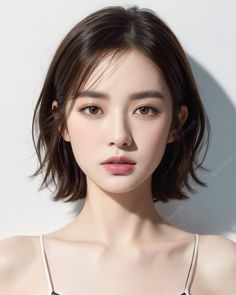 Asian Woman With Short Hair, 2024 Asian Hair Trends For Women, Short Hairstyle Asian Women, Short Hair Japanese, Asian Hair Bob, Sunkissed Hair Brunette, Japanese Short Hair, Korean Short Hair, Asian Short Hair