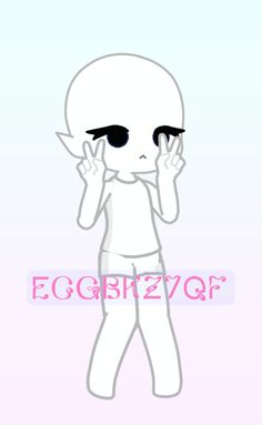 an image of a cartoon character holding his hands up to his face with the words eggheadzqf on it