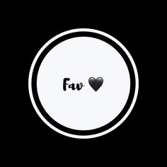 the word faw written in black and white with a heart on it's side