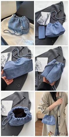 Bag Designs Ideas, Bags From Jeans, Jeans Bags, Purse Sewing, Bag Design Ideas, Small Bag Patterns To Sew, Denim Bags, Diy Small Bag, Diy Tas