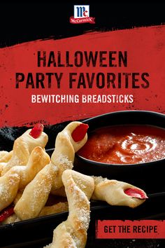 halloween party favorites bewitching breadsticks get the recipe