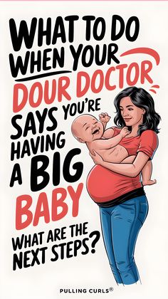 a woman holding a baby in her arms with the words, what to do when your doctor