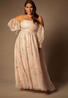 Plus Size Ball Gown, Eloquii Dress, Boho Gown, Boho Plus Size, Plus Size Wedding Gowns, Curvy Bride, Plus Size Gowns, Wedding 2025, Long Sleeve Gown