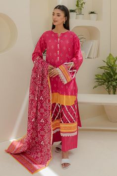 Zellburry Shirt Shalwar Dupatta - 1210 Essential Summer Lawn Collection 2024 Default Title Zellburry Shirt Shalwar Dupatta - 1210 Essential Summer Lawn Collection 2024 Original brand suit fabric and photography lite diffrance in actual print. Pink Cotton Lawn Suit For Eid, Pink Long Sleeve Lawn Suit With Printed Motifs, Pink Cotton Lawn Suit With Dupatta, Festive Pink Cotton Lawn Suit, Pink Cotton Dabka Sets, Pink Long Sleeve Set With Digital Print, Pink Printed Wedding Sets, Pink Cotton Lawn Suit With Digital Print, Pink Cambric Long Sleeve Sets