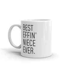 a white coffee mug with the words best effinn'captain ever