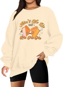 PRICES MAY VARY. Soft Material: Thanksgiving pumpkin pie sweatshirt is made of good quality, the fabric is soft, breathable, skin-friendly. It won't shrink after wash, the soft material could make you feel more comfy and relaxed Features: Thanksgiving sweatshirt for womem, funny pumpkin pie graphic sweater, cute graphic thanksgiving shirt, oversized thanksgiving pullover top, thankful pullover tops, grateful blessed graphic tops, Ain't No Lie Baby Pie Pie Pie funny saying sweatshirt Occasions: F Thanksgiving Pumpkin Pie, Pie Pie, No Lie, Thanksgiving Sweatshirt, Pumpkin Pies, Fun Pumpkins, Funny Pumpkins, Vintage Thanksgiving, Thanksgiving Pumpkin