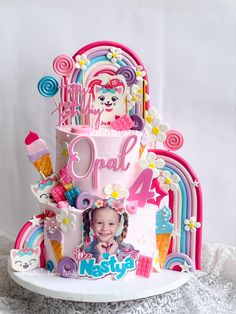 Like Nastya Birthday Theme, Nastya Birthday Cake, Nastya Birthday Theme, Nastya Cake, Like Nastya Birthday, Tort Unicorn, Like Nastya, Decor Tort