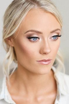 bridesmaid makeup blue eyes marisarosemph Bridesmaid Makeup Blue Eyes, Prom Makeup For Brown Eyes, Wedding Makeup For Blue Eyes, Alat Makeup