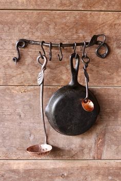 0 Pan Hanger, Pan Holder, Pot And Pans Organization, Animal Hooks, Pot Racks, Blacksmith Forge, Blacksmith Tools, Blacksmith Projects, Pot Hanger