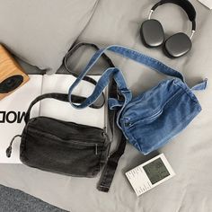 Shoulder bag Size:length 25cm,Width 8cm,Height 13cmThe error is 0-3cm Color:Black BlueMain Material: Denim Suitable for the crowd: teenagers, students, office workers, travel If you have any questions, please feel free to contact us, we will help you, wish you a happy shopping. [23y 8m 1d]Simple Solid Color Women Canvas Bag Female Washed Denim Shoulder Bag Girl Boy Leisure Crossbody Bag College Student Travel Handbag Mens Satchel, Bag College, Denim Shoulder Bag, Travel Handbag, Travel Crossbody, Student Travel, Denim Shoulder Bags, Vintage Backpacks, Women Crossbody Bag