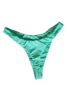 The Bound Chic G- String Mint. This women's bottom is crafted with recycled stretch fabric material, It's the perfect solid color as an option to change your look. Designed in a classic flattering one color. Athleisure Stretch Solid Swimwear, Micro-elastic Green Bottoms For Pilates, Stretch Green Solid Color Bottoms, Green Stretch Bottoms Solid Color, Green Seamless Bottoms For Pilates, Casual Solid Swimwear For Yoga, Green High-cut Leg Stretch Swimwear, Solid Color Bottoms For Pilates In Summer, One Color