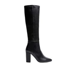 Boot Features Sleek Silhouette Side Zipper For Easy On/Off Block Heel Boot Construction Manmade Upper & Lining Foam Midsole Tpr Outsole Boot Details Almond Toe Zipper Closure Padded Footbed 3.12-In. Heel 14.6-In. Shaft 15-In. Circumference Fall High Shaft Heeled Boots, Black Knee-high Boots With Zipper For Work, High Shaft Black Boots For Fall, Black High Shaft Boots For Fall, Black Tall Heeled Boots For Office, Tall Black Heeled Boots For Office, Black High Shaft Heeled Boots For Work, Sleek Black Heeled Boots With Zipper Closure, Sleek Black Boots With Zipper Closure