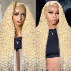 PRICES MAY VARY. 【613 Lace Front Wig Human Hair Quality】: 100% 12A Remy Human Hair Wigs, Hd Transparent Lace Front Wigs Human Hair. Super Soft and Natural Looking, No shedding, Tangle Free. Glueless Wigs Human Hair Pre Plucked with Natural Hairline. 【Blonde Lace Front Wigs Human Hair Advantage】: The Color is Beautiful and Popular, Lace Frontal Wig is Invisible, Soft, Breathable and Comfortable. Can Be Dyed, Permed, Bleached and Restyled as Your Needs,Small Knotss For More Beautiful and Comfortable Wearing. 【613 HD Lace Frontal Wigs Cap Size】：13x6 Transparent Hd lace Melt Perfectly with All Skin. Large Area Lace Makes Your Scalp More Breathable,Medium Cap Size( 22.5 inch), 4 Combs with Adjustable Straps Easy to Adjust, Comfortable Fit for Most People. Easy to install and take off. 【Blonde W 613 Deep Wave Wig, 613 Deep Wave, Blonde Curly Wig, Curly Lace Frontal, Wig Install, Human Hair Wigs Blonde, Human Wigs, Glueless Wigs, Blonde Lace Front Wigs