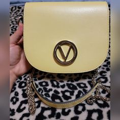 Yellow Valentino Josette Bag: With Tags And Original Dustbag. 100% Authetic Guaranteed Still In Brand New Condition. No Scratches, No Damages Evening Yellow Shoulder Bag With Branded Hardware, Valentino Purse Handbags, Valentino Gold Bag, Valentino Small Bag, Yellow Shoulder Bag With Branded Hardware, Valentino 360 Bags, Yellow Crossbody Bag With Branded Hardware, Synthetic Valentino Bag, Mario Valentino