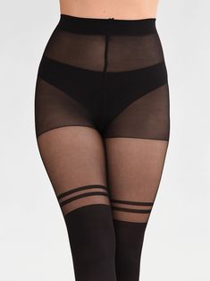 This is our best selling Over-the-Knee Tights! They'll give you a sporty chic look that won't go unnoticed. Mini Black Skirt, Stripe Tights, Pattern Tights, Layered Cami, Short Black Skirt, Striped Tights, Perfect Curves, Patterned Tights, Style Photo