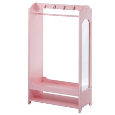 This Fantasy Fields Little Princess Open Armoire with Mirror is perfect for playing dress up!Click this HOME DECOR & FURNITURE GUIDE to find the perfect fit and more! This Fantasy Fields Little Princess Open Armoire with Mirror is perfect for playing dress up! Click this HOME DECOR & FURNITURE GUIDE to find the perfect fit and more! FEATURES Kid-safe acrylic mirror Hanging bar suspended the length of the clothing rack Seven hooks above the hanging bar Two shelves at the bottomDETAILS 41.73"H x 1 Open Armoire, Dress Up Wardrobe, Fantasy Fields, Kids Armoire, Kids Clothing Rack, Toy Chests, Kids Play Toys, Clothes Closet Organization, Princess Toys