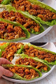 Lettuce wraps with bulgur filling. Homemade Hoisin Sauce, Quinoa Side, Quinoa Side Dish