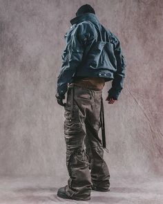 * Post-apocalyptic cargo pants "Hakofu" are in Asian size:  Take one size bigger than your usual size.   Redefine Your Style with the Post-apocalyptic Cargo Pants "Hakofu" Embrace the rugged charm of the Post-apocalyptic Cargo Pants "Hakofu". These pants are crafted for those who dare to be different, blending cyberpunk and dystopian elements  to create a truly standout look.  Made from high-quality, durable materials, these pants are perfect for urban explorers and fashion enthusiasts. The intr Techwear Pants For Outdoor Fall Season, Winter Streetwear Pants With Cargo Pockets, Urban Winter Cargo Pants With Multiple Pockets, Winter Utility Parachute Pants For Streetwear, Winter Cargo Pocket Pants For Streetwear, Winter Urban Parachute Pants With Multiple Pockets, Urban Cargo Pants With Multiple Pockets For Winter, Winter Cargo Pants For Streetwear, Fall Outdoor Techwear Pants