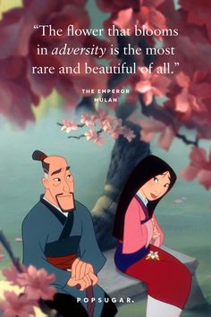 Mulan Quotes, Life Quotes Disney, Best Disney Quotes, Beautiful Disney Quotes, Cute Disney Quotes, Princess Quotes, Animation Quotes, Mulan Disney