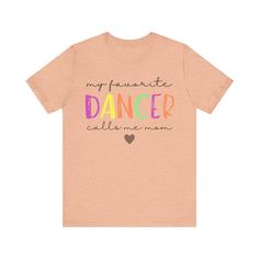 DANCE MOM T-SHIRT Buttery Soft Bella & Canvas Unisex Adult Sizing - See Size Chart PRINT This is Direct-To-Garment printed item, will not peel or crack like vinyl. The ink is printed INTO the fabric, not sitting on top of it. WASHING INSTRUCTIONS Wash inside out, cold water, gentle Tumble dry low or air dry Do not use bleach or fabric softeners. Avoid ironing on the design, do not dry clean. SIZE See specific sizing chart in photos These are unisex and not ladies or fitted. If you want a more fitted look, size down. RETURNS OR EXCHANGES All shirts are custom printed for you, we do not accept returns or exchanges. If there are any issues with this product, please feel free to message me. THANK YOU for shopping TOP MOUNTAIN DESIGNS! Stretch Cotton T-shirt For Dance Class, Casual Short Sleeve T-shirt For Dance, Graphic Tee For Dance Class With Short Sleeves, Graphic Tee T-shirt For Dance Class With Short Sleeves, Graphic Tee Short Sleeve T-shirt For Dance Class, Graphic Tee With Short Sleeves For Dance Class, Pre-shrunk Short Sleeve T-shirt For Dance, Stretch Crew Neck T-shirt For Dance, Casual Stretch T-shirt For Dance Class