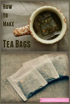 how to make tea bags in the microwave