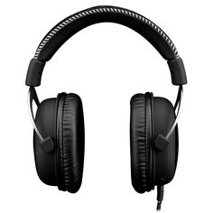 a pair of black headphones on top of each other, with the headset attached