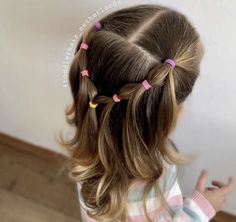 Toddler Hairstyles Girl Fine Hair, Easy Toddler Hairstyles, Girls Hairdos, Cute Toddler Hairstyles, Easy Little Girl Hairstyles, Lil Girl Hairstyles, Girls Hairstyles Easy