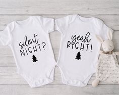 Introducing our adorable collection of baby bodysuits and toddler shirts! These charming and comfortable garments are perfect for your little ones to rock in style and comfort. Each piece is carefully crafted with love and attention to detail to ensure a delightful experience for both parent and child. 🌟 Key Features: 💜Superior softness: Made from premium, high-quality fabrics, our baby bodysuits and toddler shirts are incredibly soft and gentle on delicate skin. Your little bundle of joy will Funny Christmas Onesies, White Cotton Onesie For Holidays, Holiday White Cotton Onesie, Cute Cotton Onesie For Holidays, Cute Cotton Christmas Onesie, Cute Christmas Onesie, Cute Christmas Cotton Onesie, Twin Onesies Funny, Twins First Christmas