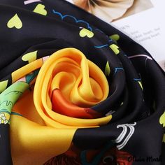 Olivia Mark - New love small scarf digital printing twill silk scarf female 53cm small square scarf hair band tied around the scarf Scarf Hair, Small Scarf, Details Pictures, Word Wrap, Diy Supplies, Bird In Bag, Save The Planet, New Love, Square Scarf