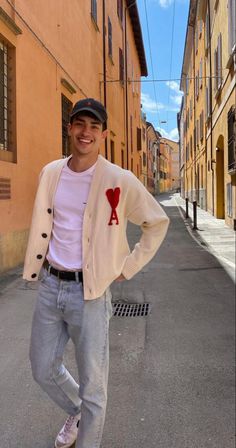 Italy Fashion Aesthetic, Soft Boy Clothes, Soft Boy Fashion, Aesthetic Outfits For Men, Soft Guys, Soft Boy Aesthetic Outfits, Varsity Outfit, Streetwear High Fashion, Boys Aesthetic Outfits